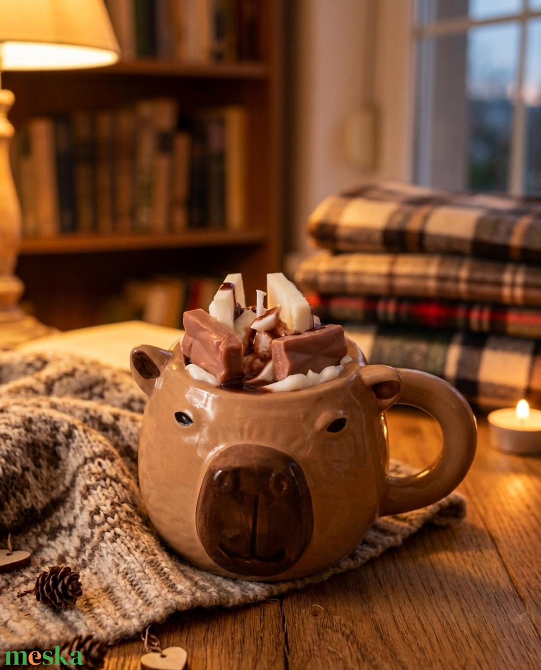 Capy-Choco Dream - otthon & életmód - gyertya, illat, aroma - gyertya - Meska.hu