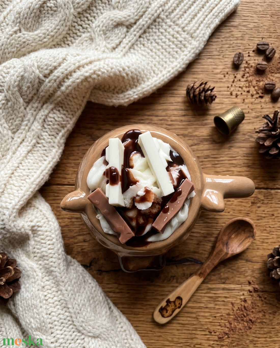 Capy-Choco Dream - otthon & életmód - gyertya, illat, aroma - gyertya - Meska.hu