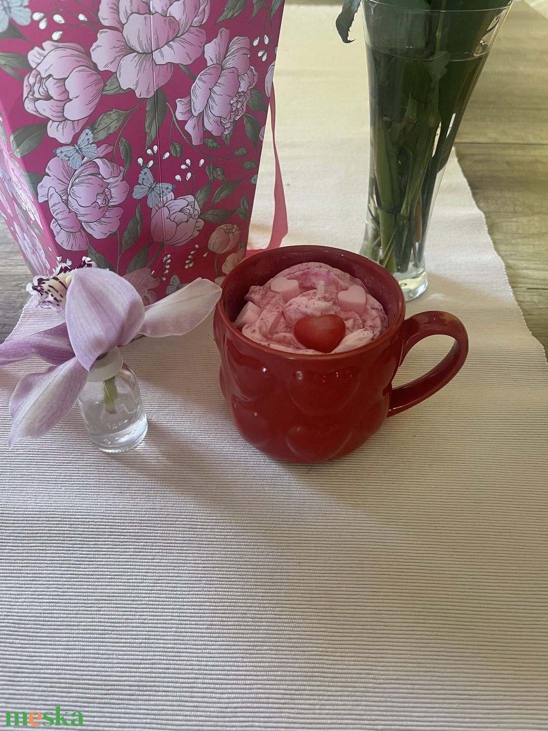 Vintage Valentine - otthon & életmód - gyertya, illat, aroma - gyertya - Meska.hu