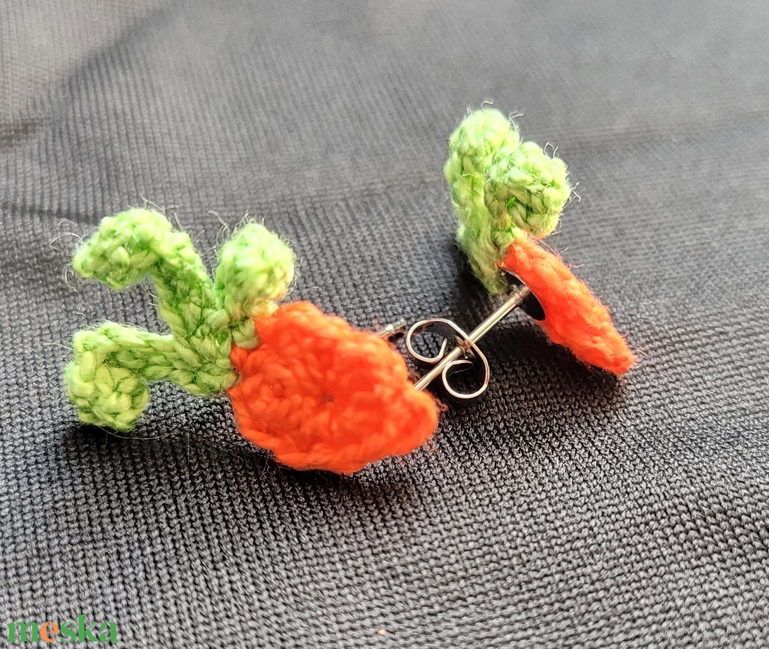 Répa fülbevaló - ékszer - fülbevaló - pötty fülbevaló - Meska.hu