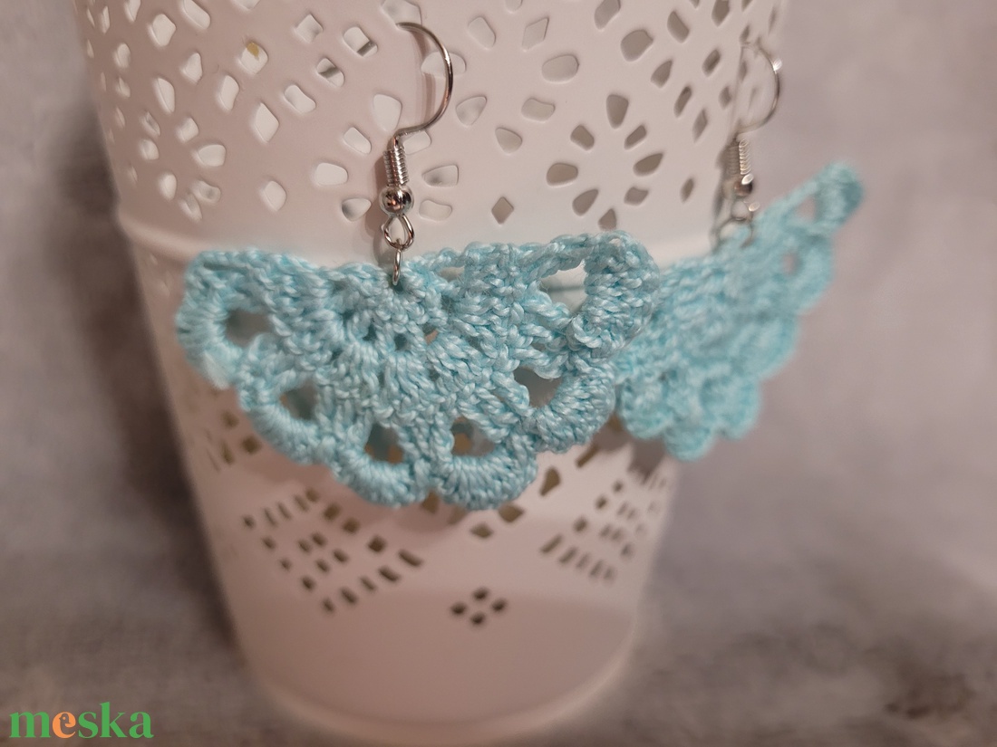 Legyező fülbevaló - ékszer - fülbevaló - lógó fülbevaló - Meska.hu