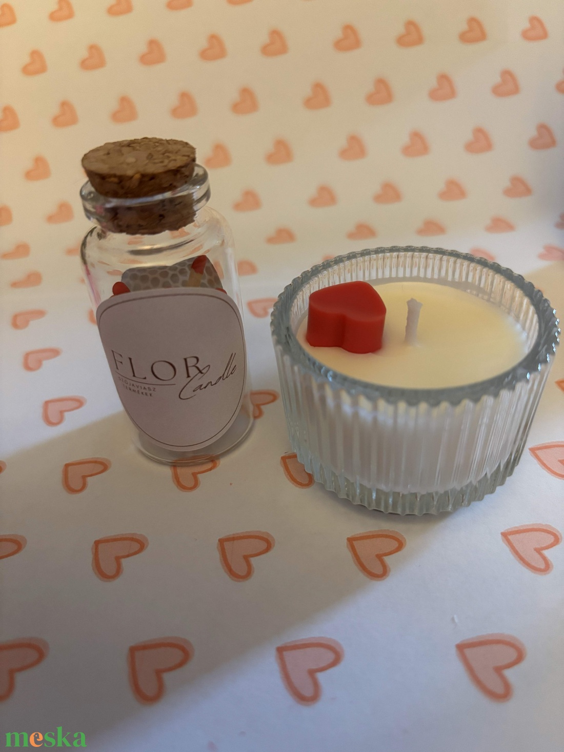 Valentin-napi mini box (home decor) - otthon & életmód - gyertya, illat, aroma - mécses és mécsestartó - Meska.hu