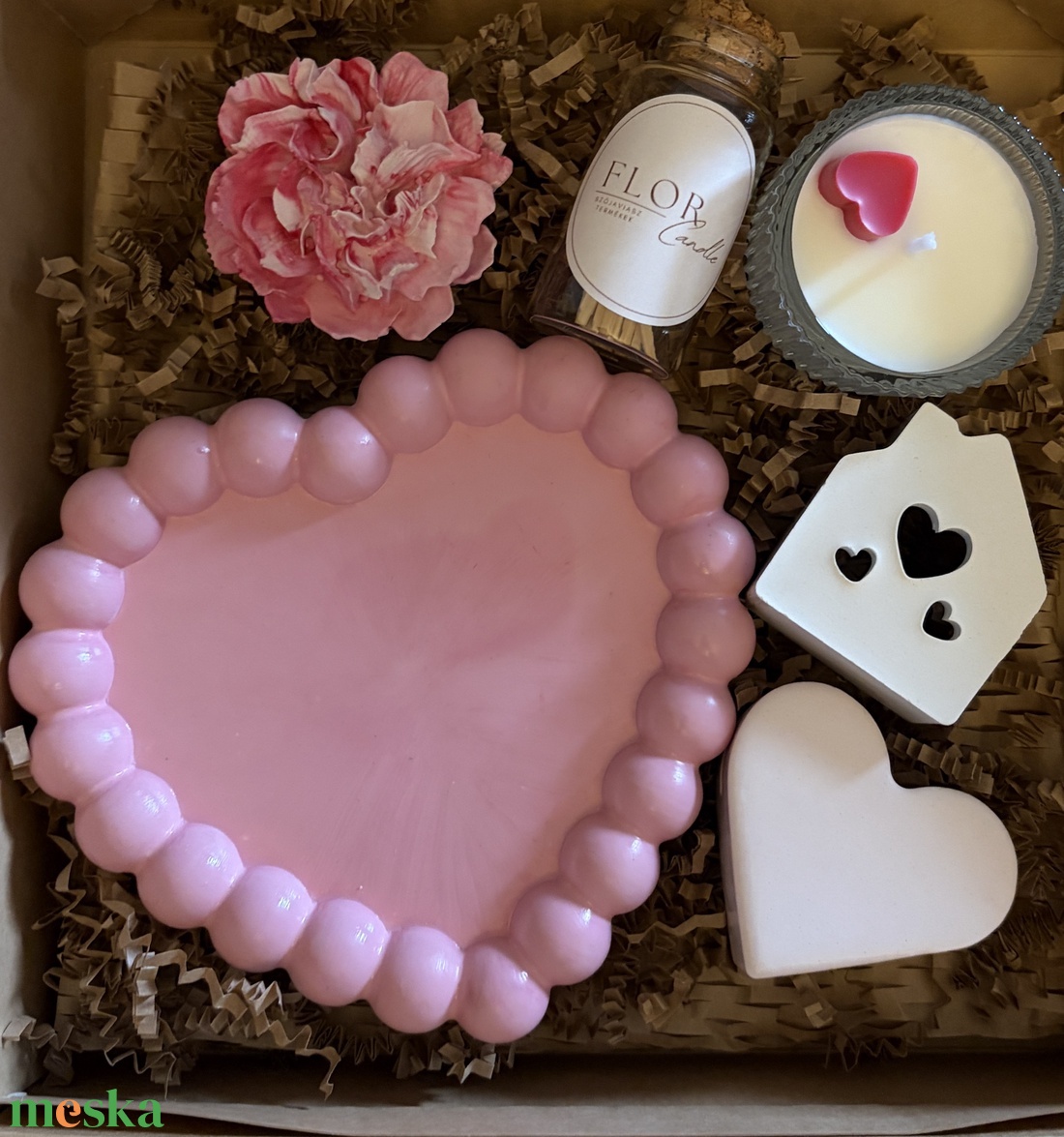 Valentin-napi maxi box I. (home decor) - otthon & életmód - gyertya, illat, aroma - mécses és mécsestartó - Meska.hu