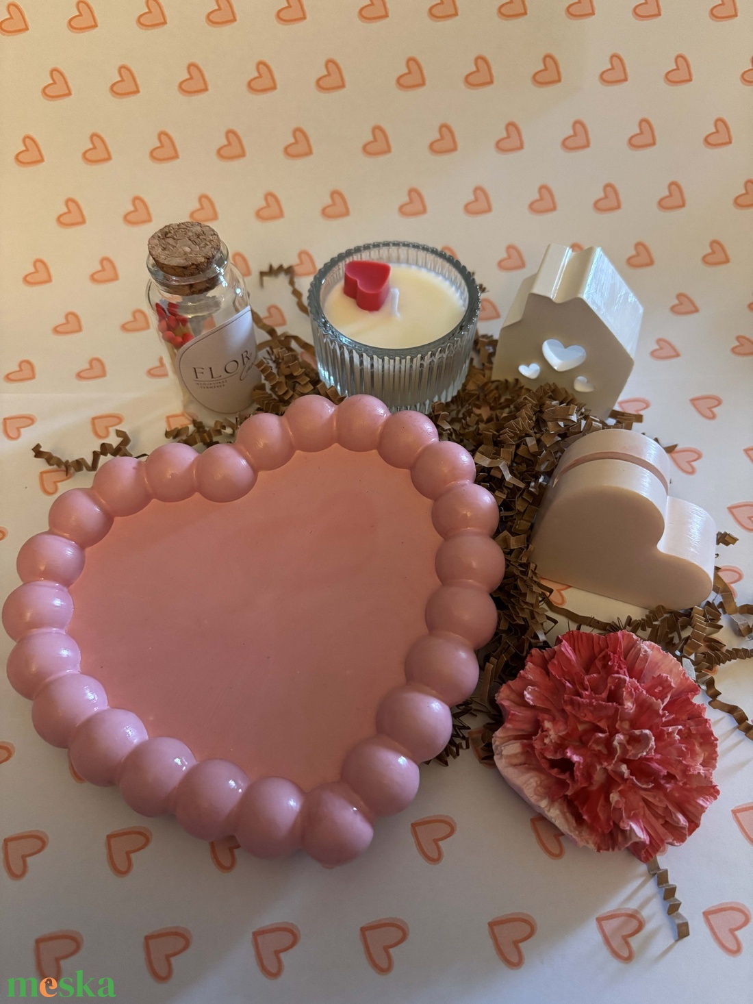 Valentin-napi maxi box I. (home decor) - otthon & életmód - gyertya, illat, aroma - mécses és mécsestartó - Meska.hu