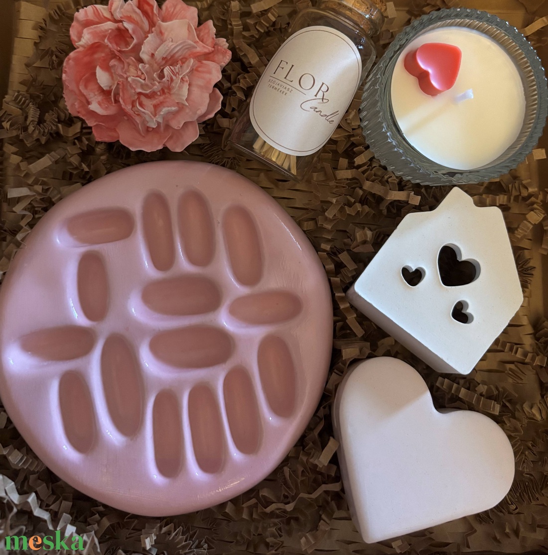 Valentin-napi maxi box II. (home decor) - otthon & életmód - gyertya, illat, aroma - mécses és mécsestartó - Meska.hu