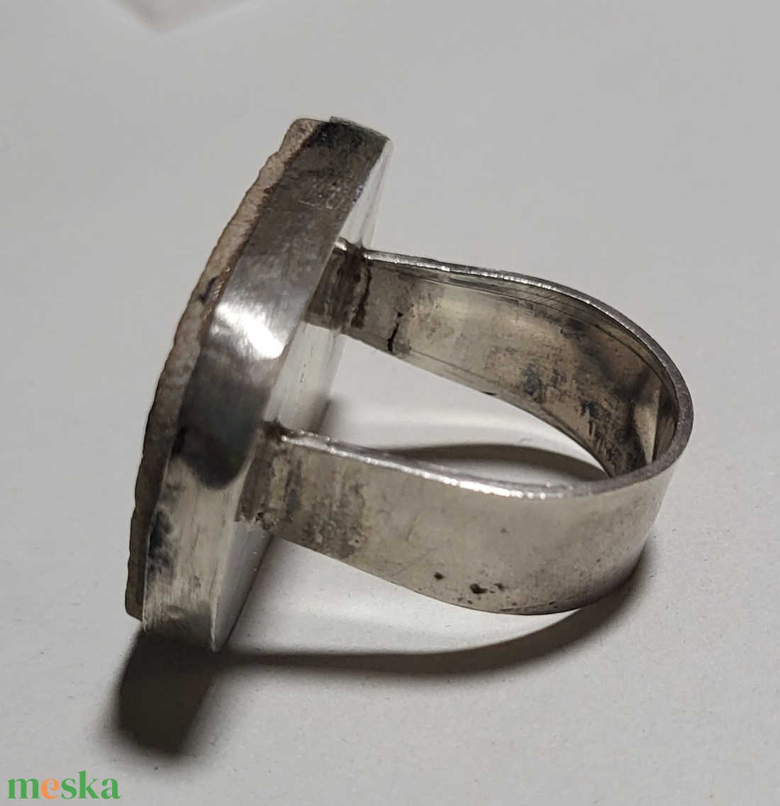 Dendrit achát gyűrű - ékszer - gyűrű - statement gyűrű - Meska.hu