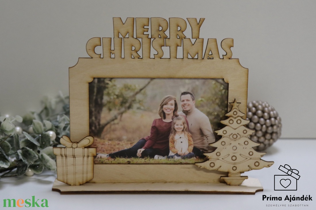 Merry Christmas képkeret - otthon & életmód - dekoráció - kép & falikép - képkeret - Meska.hu