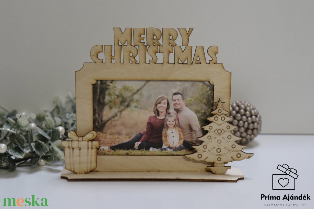Merry Christmas képkeret - otthon & életmód - dekoráció - kép & falikép - képkeret - Meska.hu