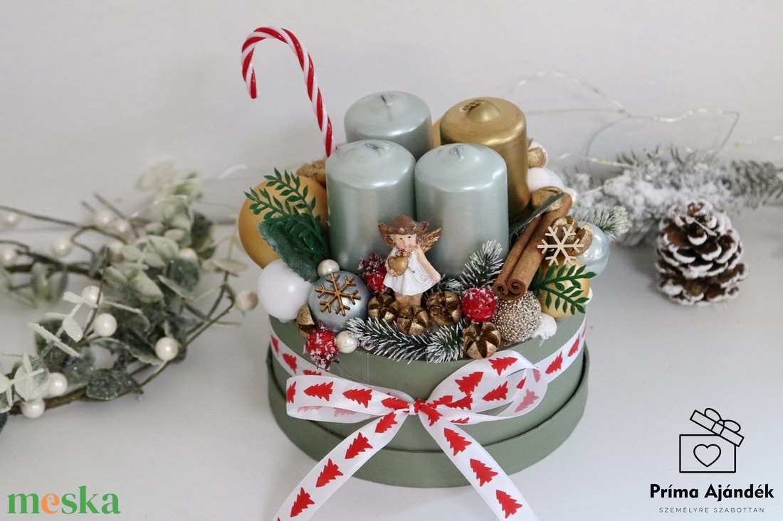 Angyalkás karácsonyi box - karácsony - adventi díszek - adventi asztaldísz - Meska.hu Angyalkás karácsonyi box - karácsony - adventi díszek - adventi asztaldísz - Meska.hu