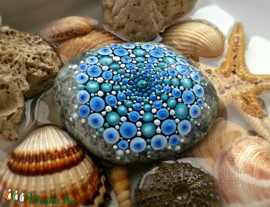Mandala kő -  - Meska.hu
