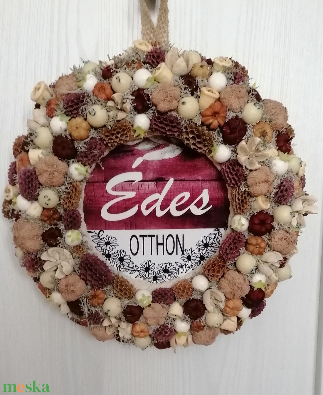 Édes otthon kopogtató  - otthon & életmód - dekoráció - ajtó- és ablak dekoráció - ajtódísz & kopogtató - Meska.hu