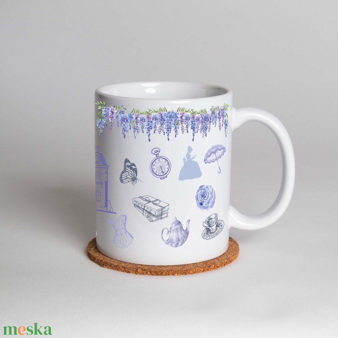 Bridgerton bögre  - otthon & életmód - konyhafelszerelés, tálalás - tálalás - bögre & csésze - Meska.hu