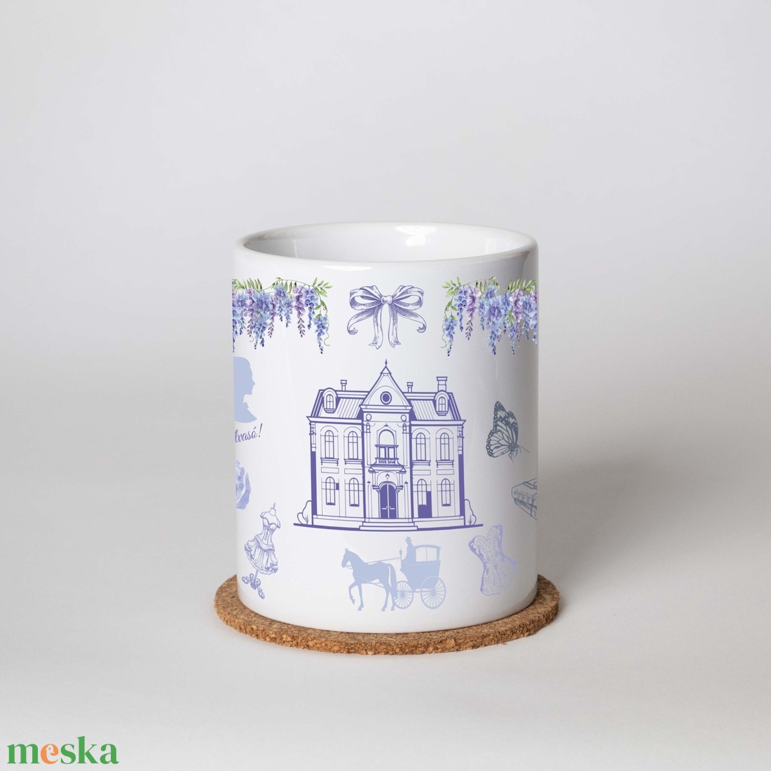 Bridgerton bögre  - otthon & életmód - konyhafelszerelés, tálalás - tálalás - bögre & csésze - Meska.hu