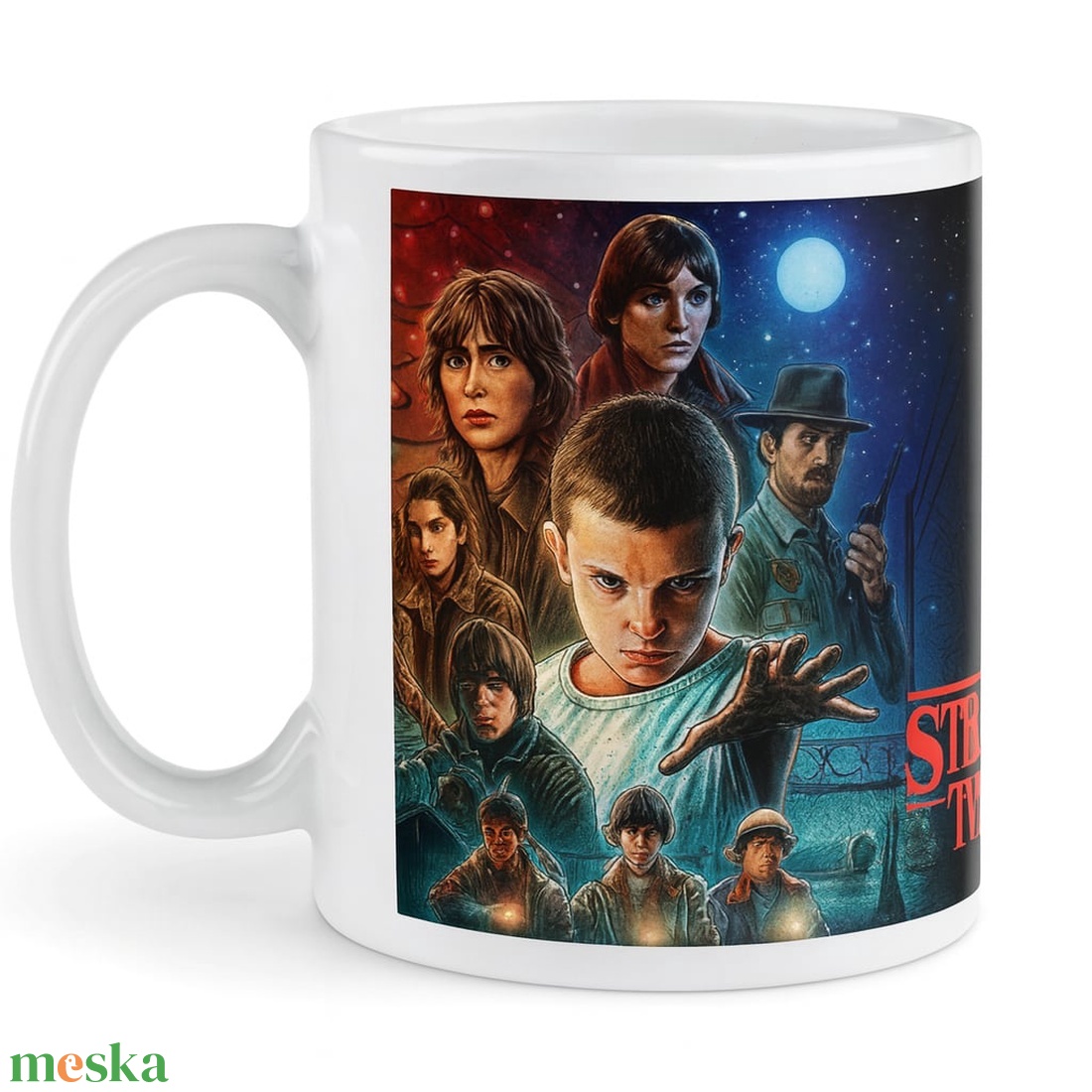 Stranger Things rajongói bögre  - otthon & életmód - konyhafelszerelés, tálalás - tálalás - bögre & csésze - Meska.hu