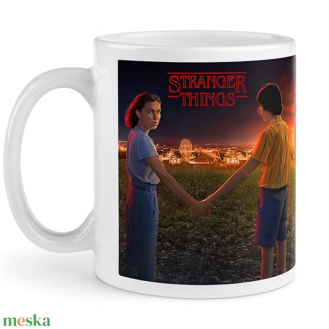 Stranger Things bögre - karácsony - mikulás - mikulás ajándékok - Meska.hu