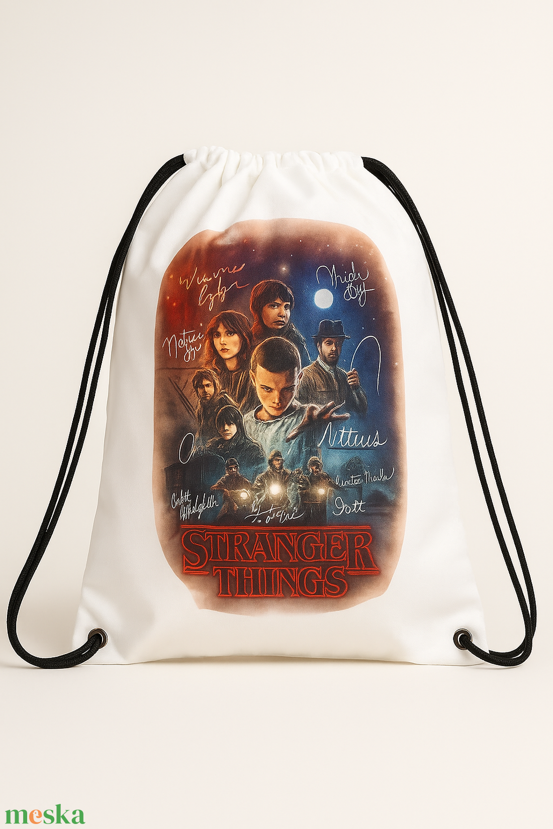 Stranger Things tornazsák - táska & tok - hátizsák - tornazsák, gymbag - Meska.hu