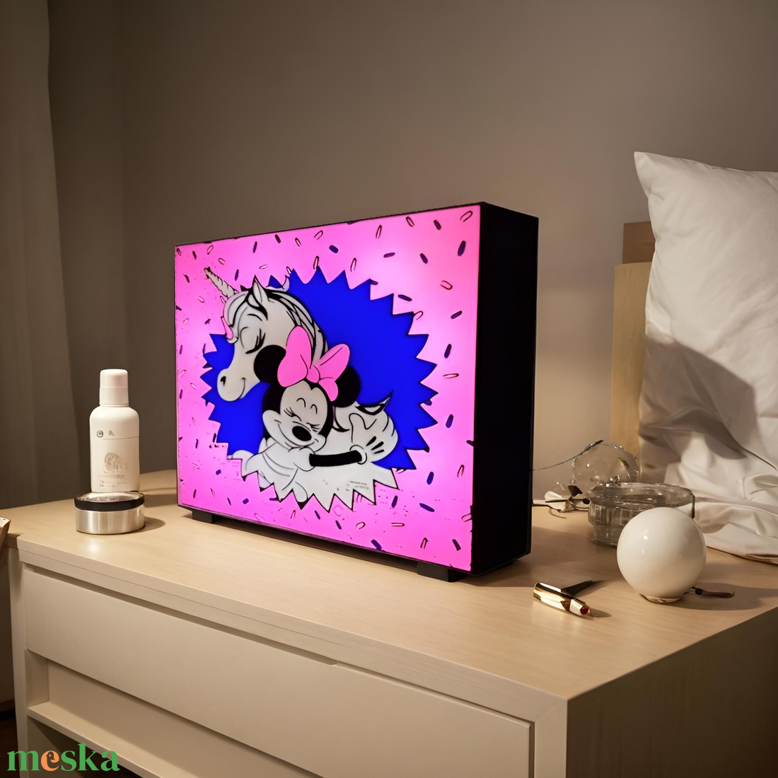 Minnie lámpabox - otthon & életmód - lámpa - hangulatlámpa - Meska.hu