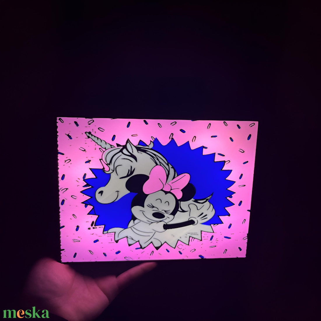Minnie lámpabox - otthon & életmód - lámpa - hangulatlámpa - Meska.hu