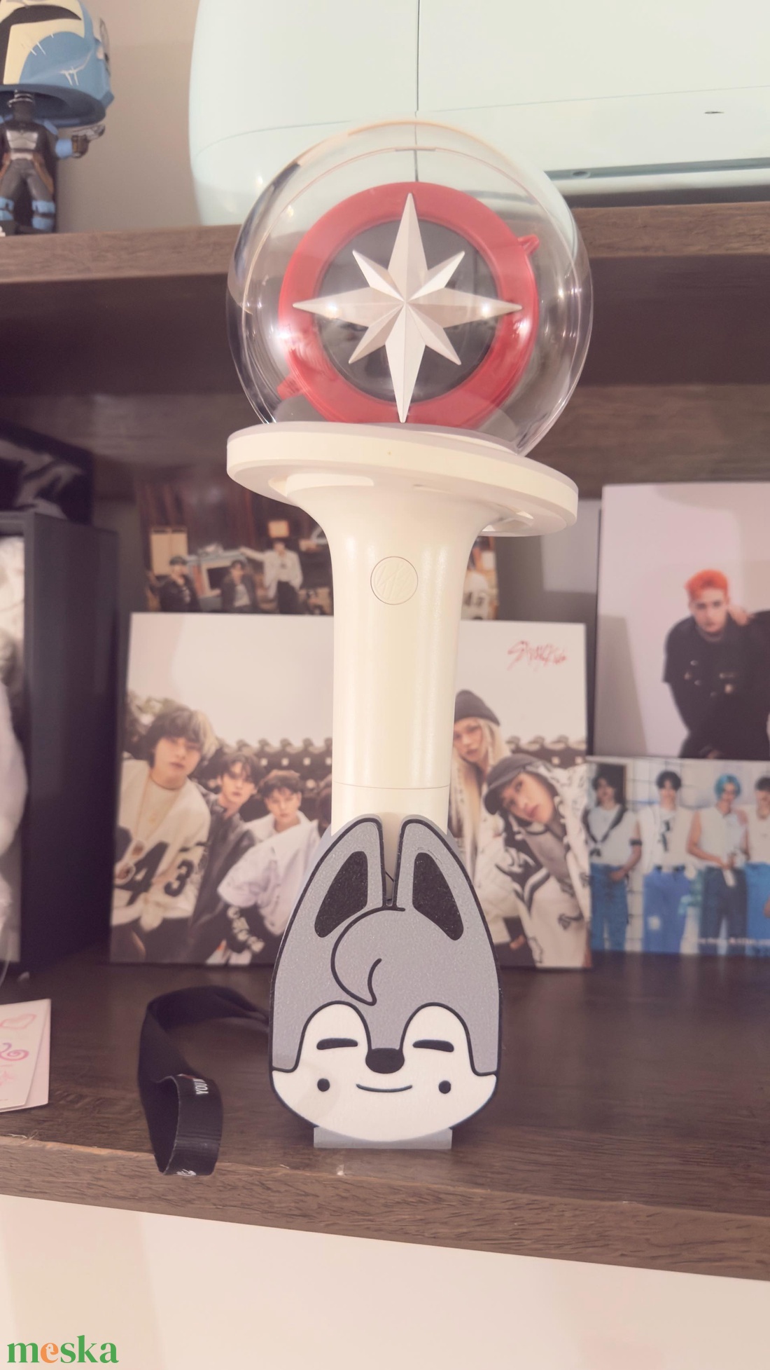 Stray Kids SKZOO wolfchan lightstick Stand  - otthon & életmód - dekoráció - asztal és polc dekoráció - dekorációs tál, tartó - Meska.hu