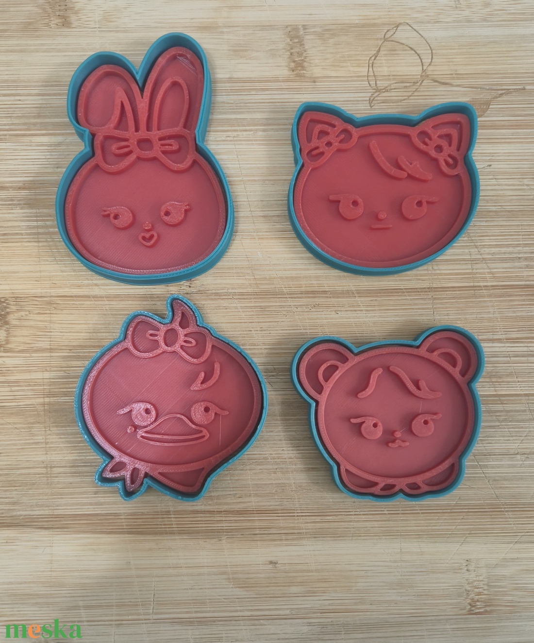 Blackpink chibi sütikiszúró szett  - otthon & életmód - konyhafelszerelés, tálalás - sütés, főzés - sütikiszúró - Meska.hu
