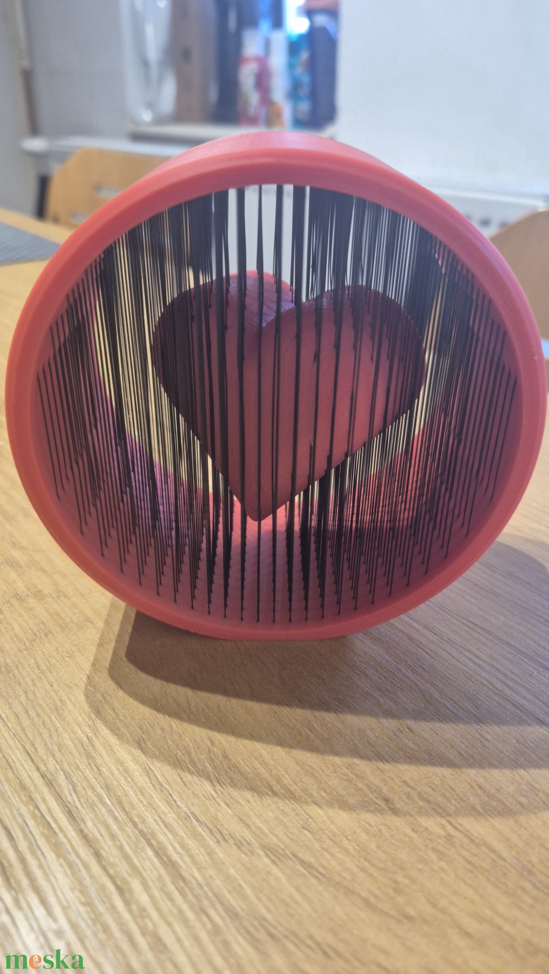 Lebegő szív 3D dekoráció - otthon & életmód - dekoráció - dísztárgy - Meska.hu