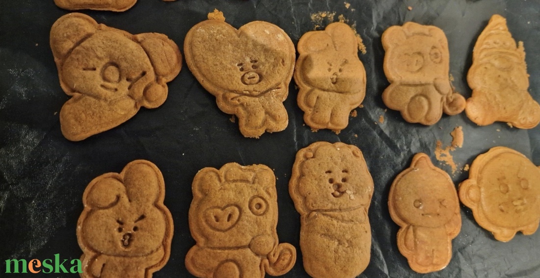 BTS sütikiszúró szett  - otthon & életmód - konyhafelszerelés, tálalás - sütés, főzés - sütikiszúró - Meska.hu