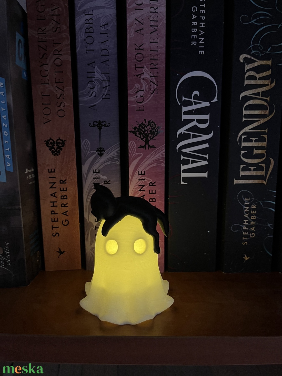 Halloween Kísértet és Fekete Macska - otthon & életmód - gyertya, illat, aroma - mécses és mécsestartó - Meska.hu