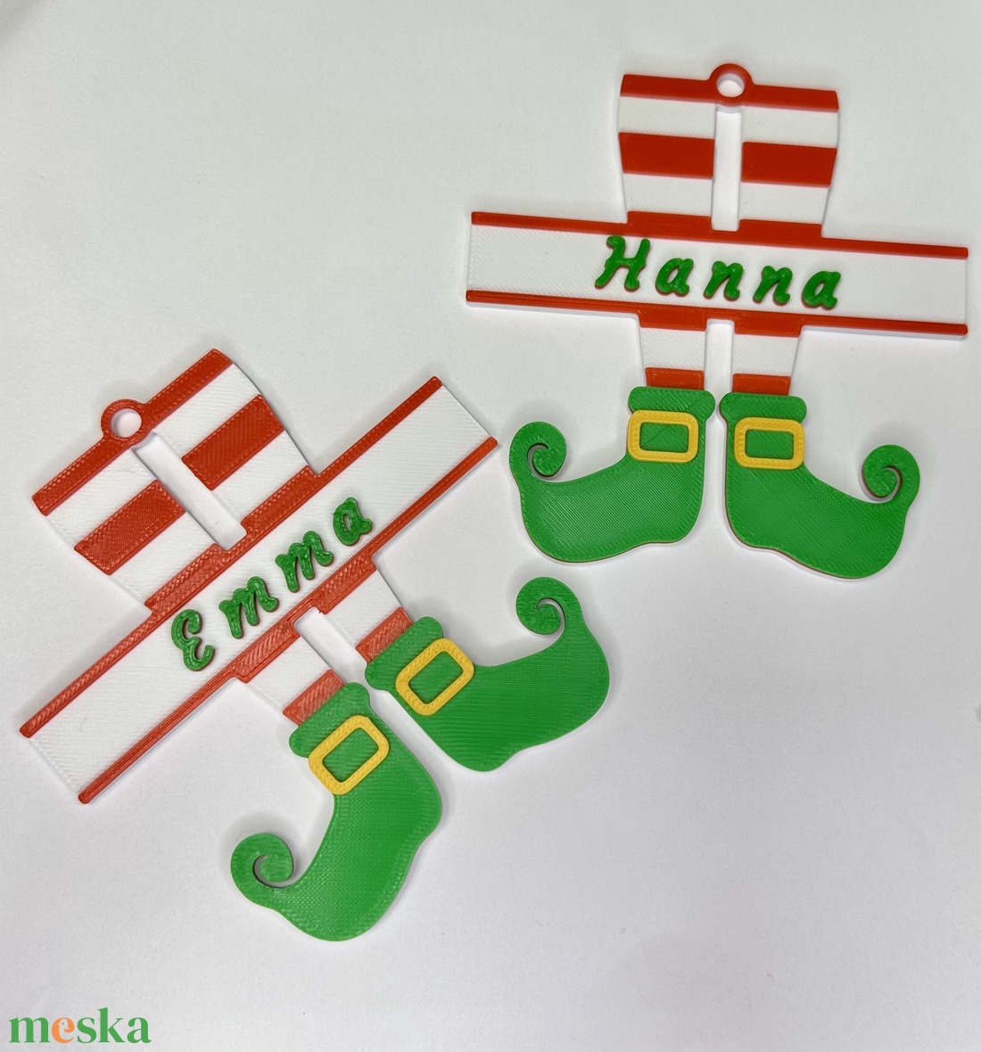 Manó karácsonyfadísz/ ajándékkísérő egyedi névvel - karácsony - karácsonyi lakásdekoráció - karácsonyfadíszek - Meska.hu