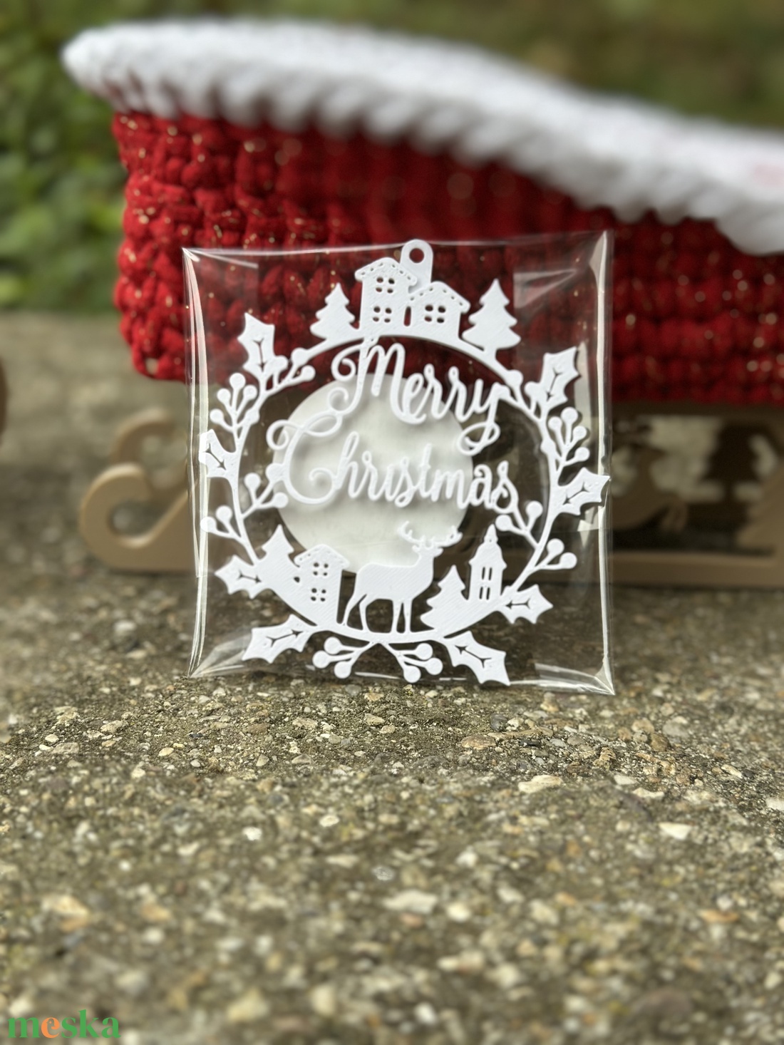 Karácsonyfadísz - karácsony - karácsonyi lakásdekoráció - karácsonyfadíszek - Meska.hu