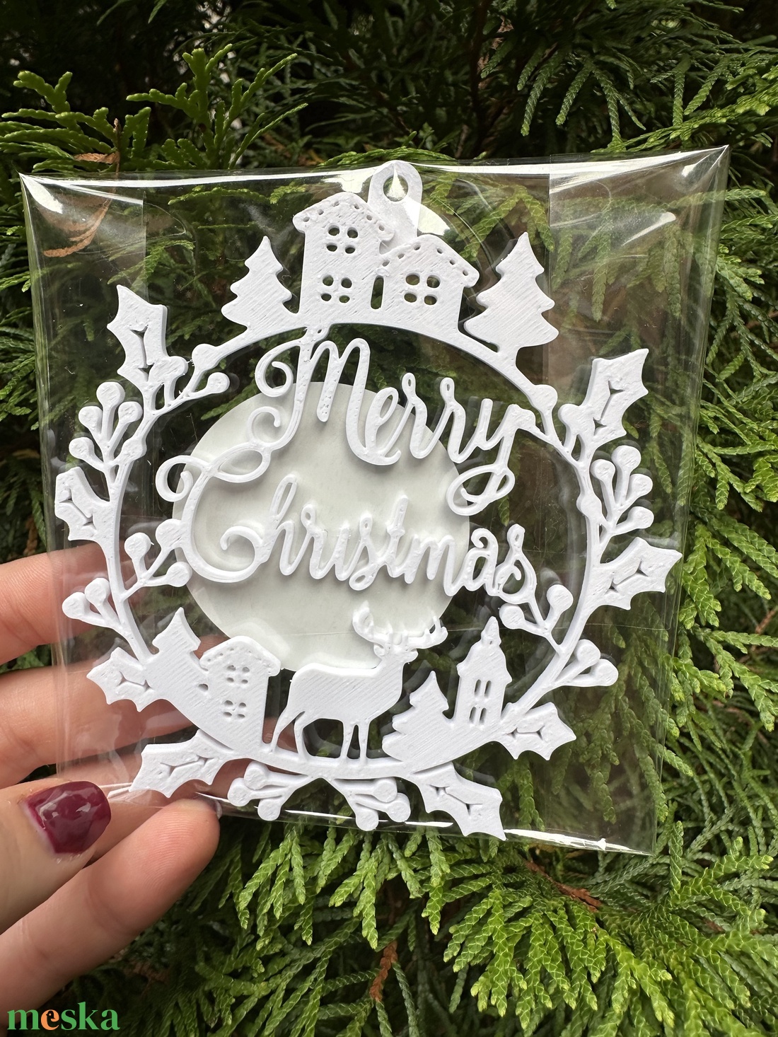 Karácsonyfadísz - karácsony - karácsonyi lakásdekoráció - karácsonyfadíszek - Meska.hu