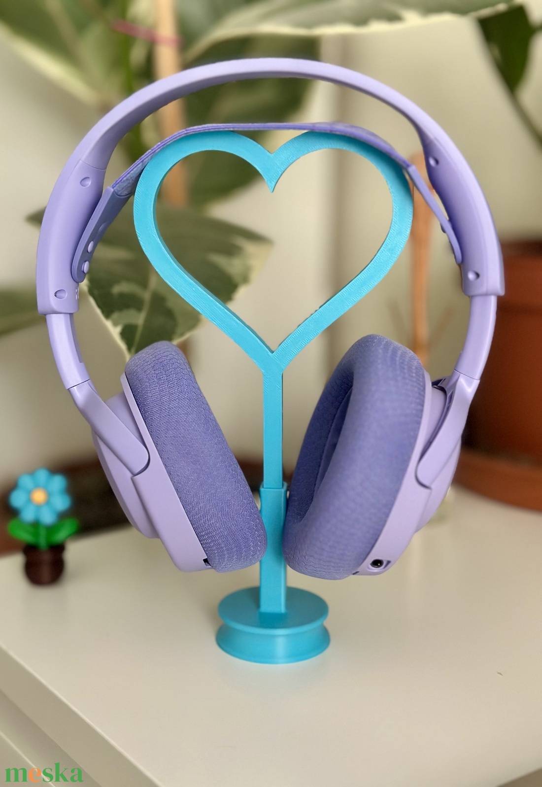 Fejhallgató tartó  - otthon & életmód - tárolás & rendszerezés - íróasztali tároló - Meska.hu