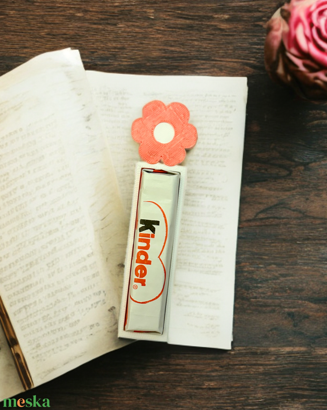 Virágos csokitartó - otthon & életmód - papír, írószer - ajándékozás kellékei - ajándékkísérő - Meska.hu