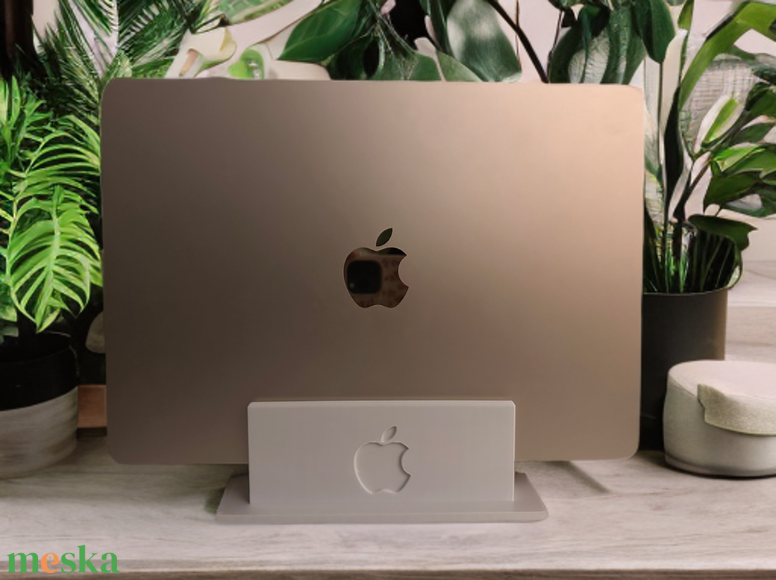 Asztali Apple Macbook Air tartó - otthon & életmód - tárolás & rendszerezés - íróasztali tároló - Meska.hu
