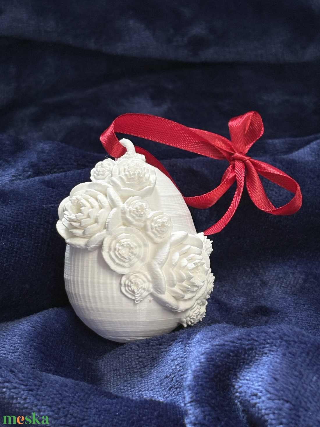 3D virágos húsvéti dísztojás - ünnepi díszek, dekorációk - húsvéti díszek és dekorációk - húsvéti ajándékátadó - Meska.hu