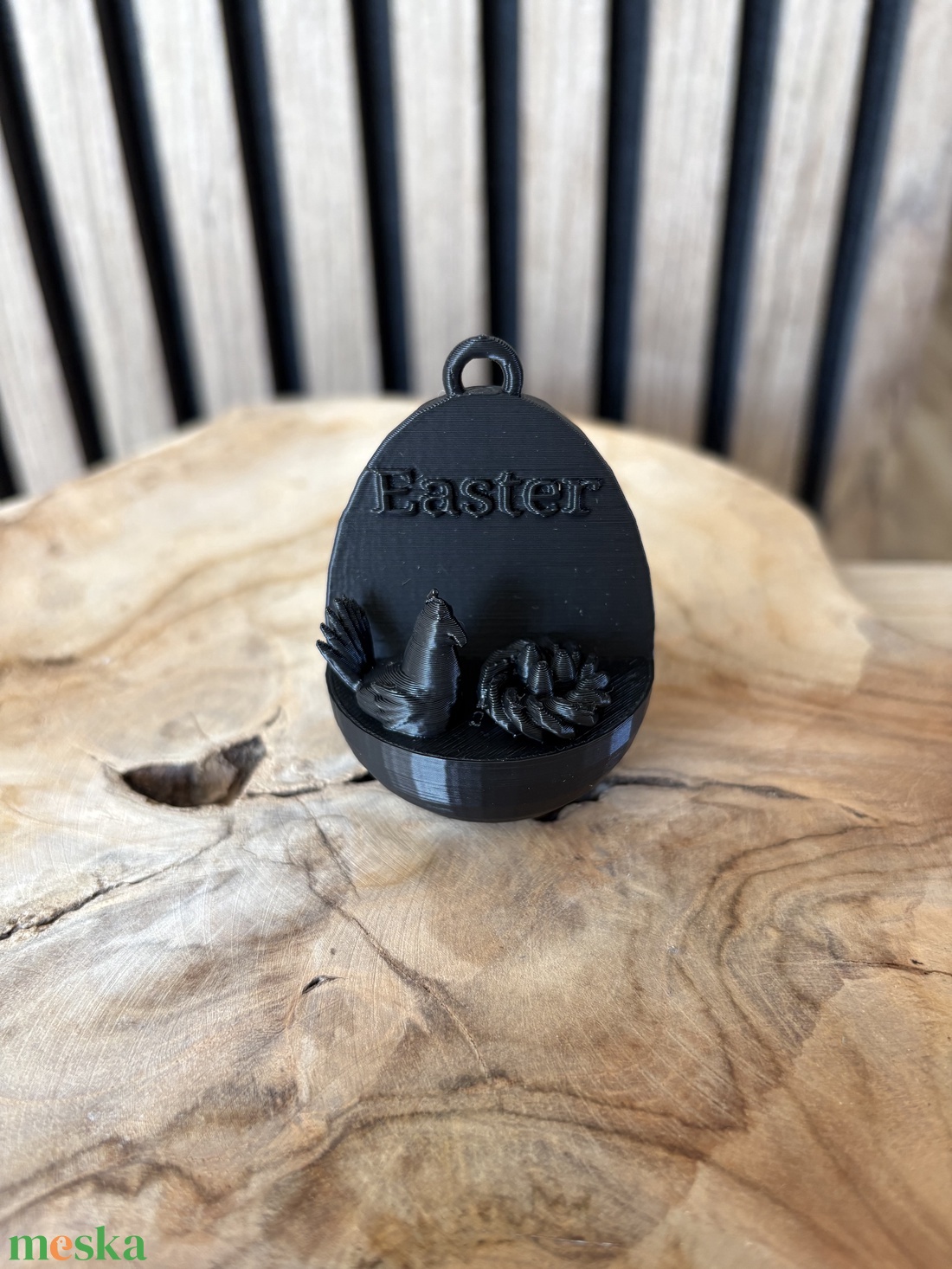 Húsvéti tojás tyúk mintával - ünnepi díszek, dekorációk - húsvéti díszek és dekorációk - húsvéti ablakdíszek - Meska.hu