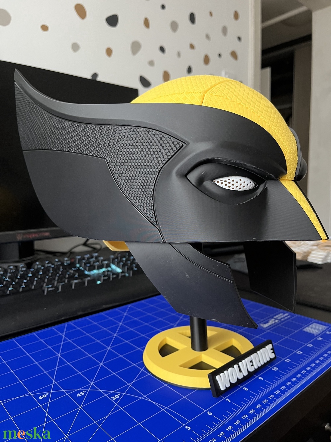Wolverine maszk ajándék tartóval! - kellékek & szerszámok - díszíthető tárgyak - műanyag - Meska.hu