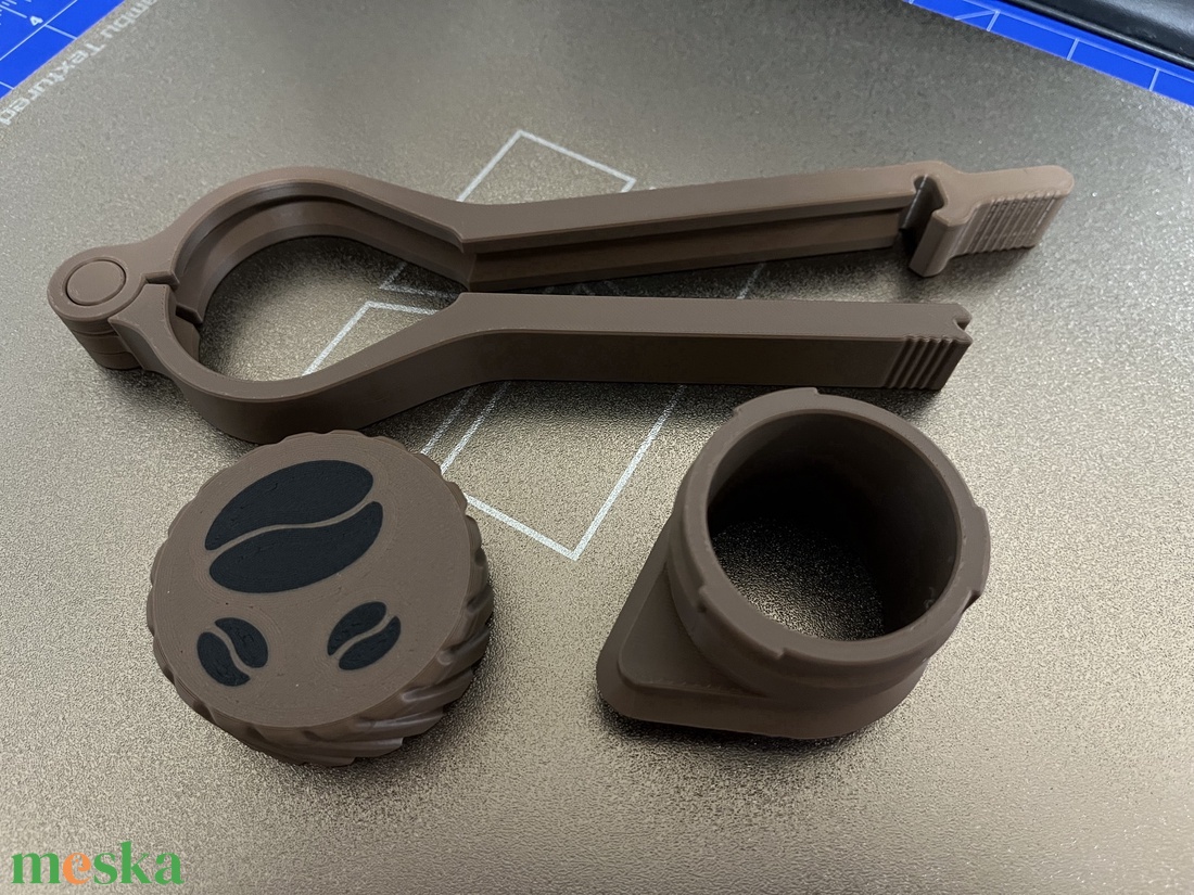 Kávés tasakzár és adagoló sett - stílusos frissesség minden napra! - otthon & életmód - konyhafelszerelés, tálalás - konyhai tárolás - tea & kávé tárolás - Meska.hu