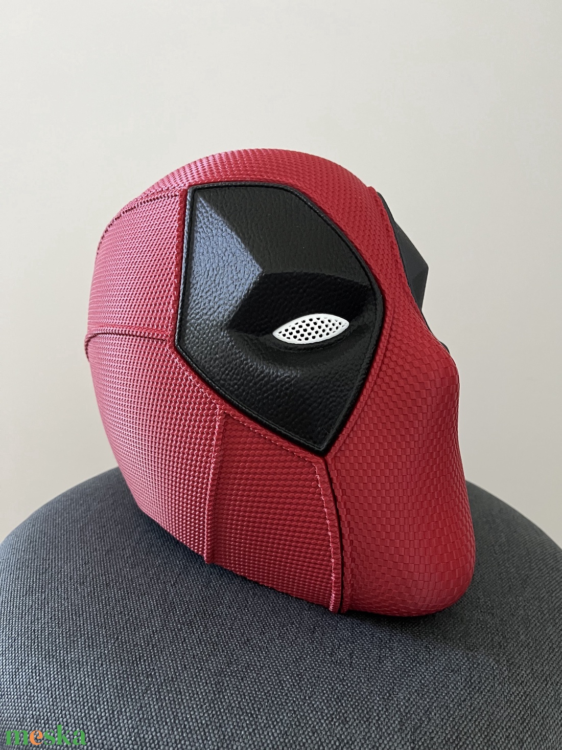 Deadpool Cosplay Maszk / Sisak + AJÁNDÉK Egyedi Tartó Állvány! - ruha & divat - jelmez & álarc - álarc - Meska.hu