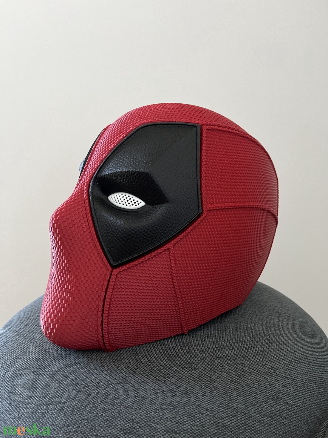 Deadpool Cosplay Maszk / Sisak + AJÁNDÉK Egyedi Tartó Állvány! - ruha & divat - jelmez & álarc - álarc - Meska.hu