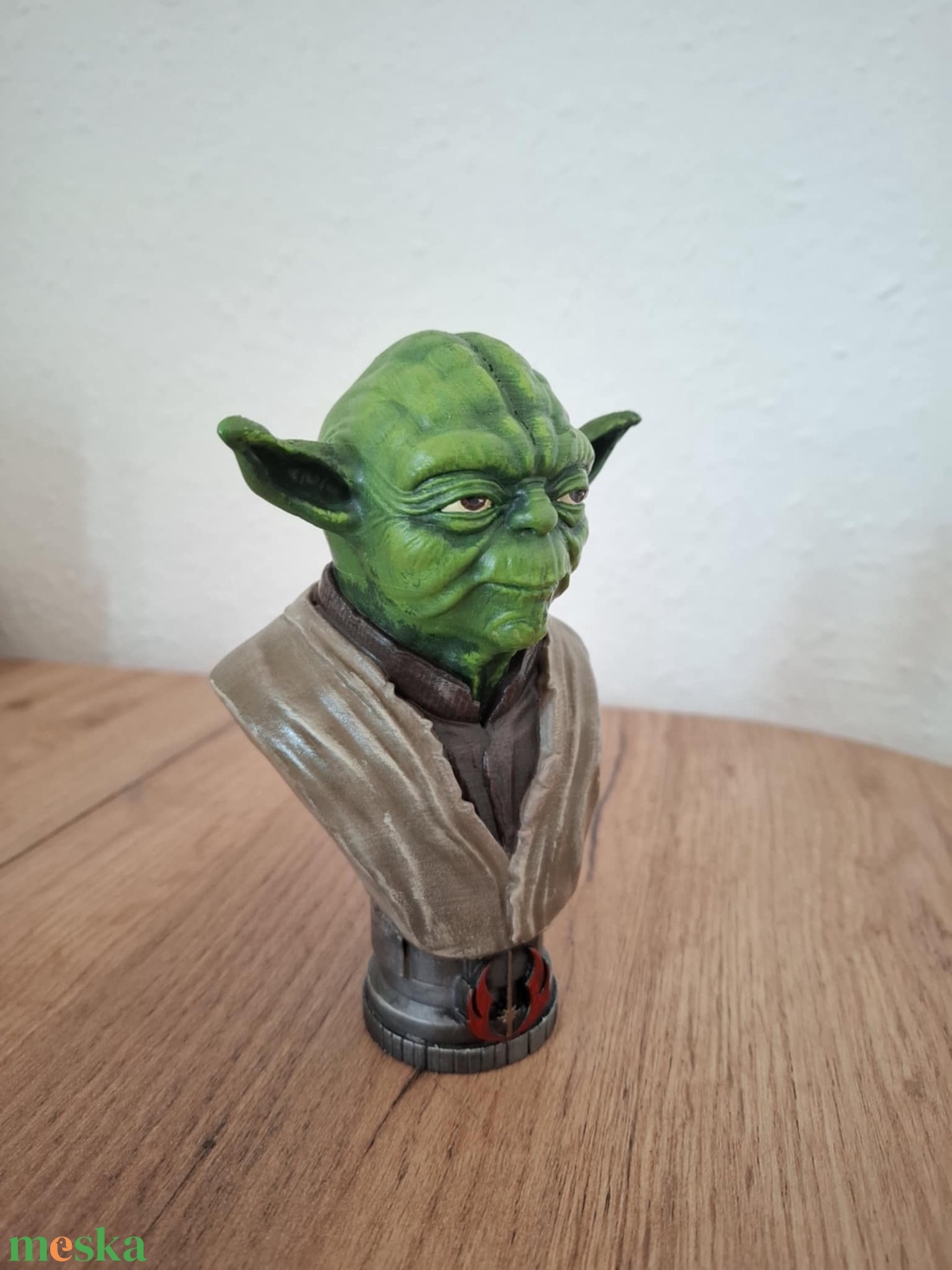 Yoda mellszobor - művészet - makett, modell - Meska.hu