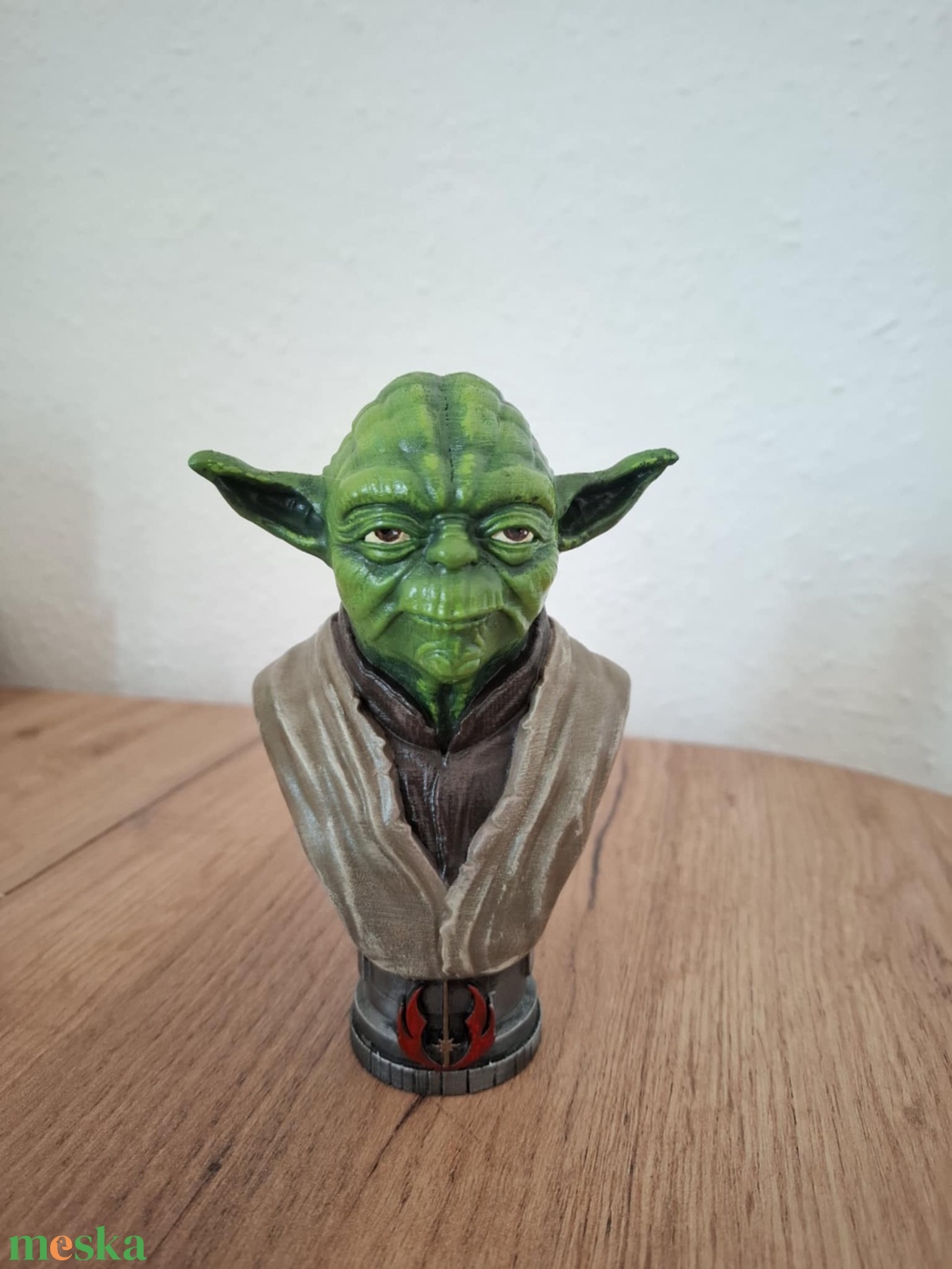 Yoda mellszobor - művészet - makett, modell - Meska.hu