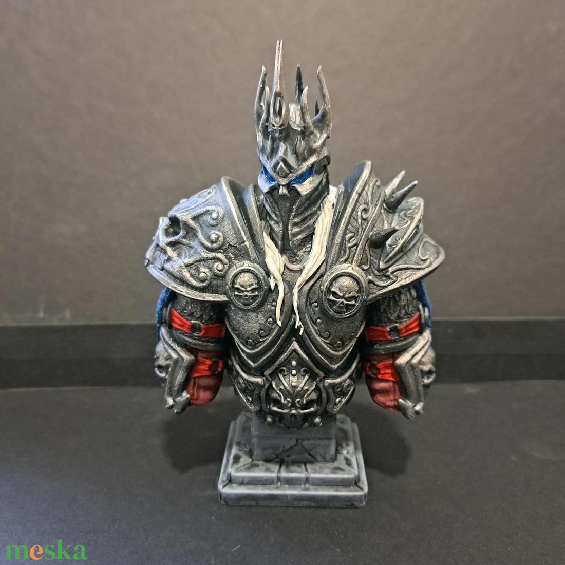 Lich King mellszobor - művészet - makett, modell - Meska.hu