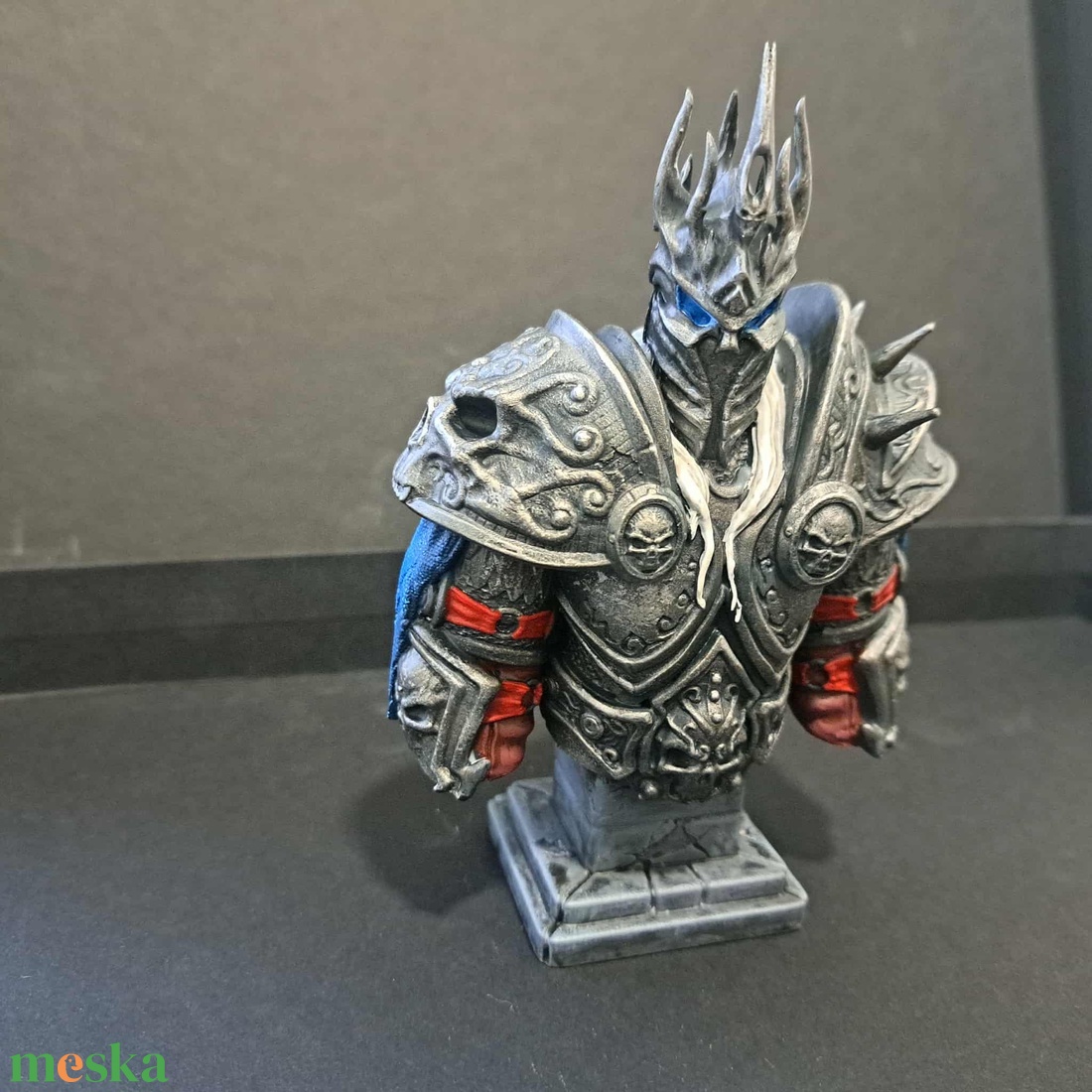 Lich King mellszobor - művészet - makett, modell - Meska.hu