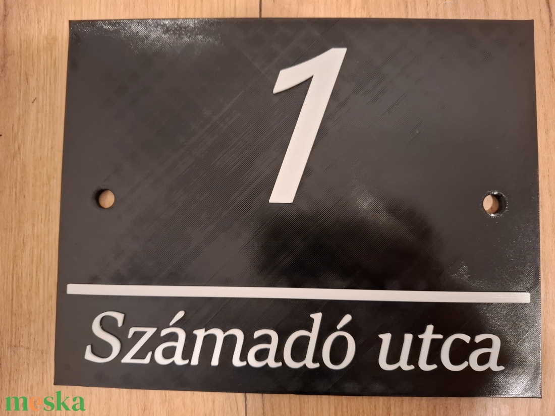 Házszámtábla egyedi igények szerint - otthon & életmód - ház & kert - házszám - Meska.hu