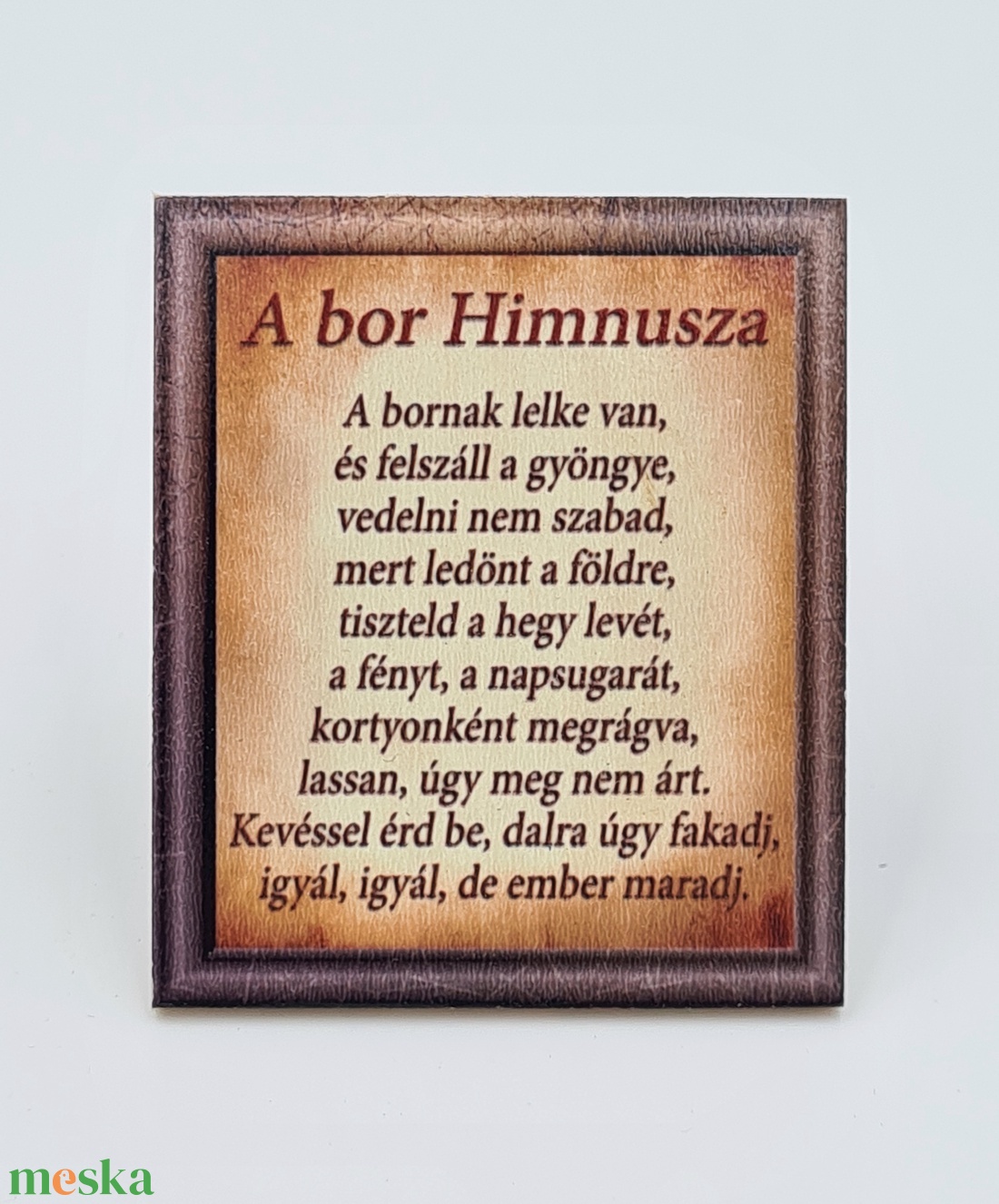 Hűtőmágnes - A bor himnusza 6x7cm - otthon & életmód - konyhafelszerelés, tálalás - konyhai dekoráció - hűtőmágnes - Meska.hu Hűtőmágnes - A bor himnusza 6x7cm - otthon & életmód - konyhafelszerelés, tálalás - konyhai dekoráció - hűtőmágnes - Meska.hu