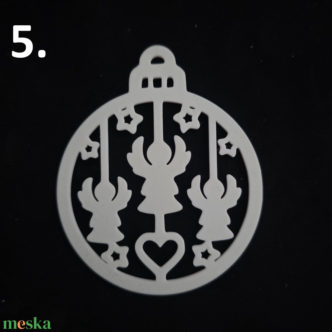 Karácsonyfadísz - karácsony - karácsonyi lakásdekoráció - karácsonyfadíszek - Meska.hu