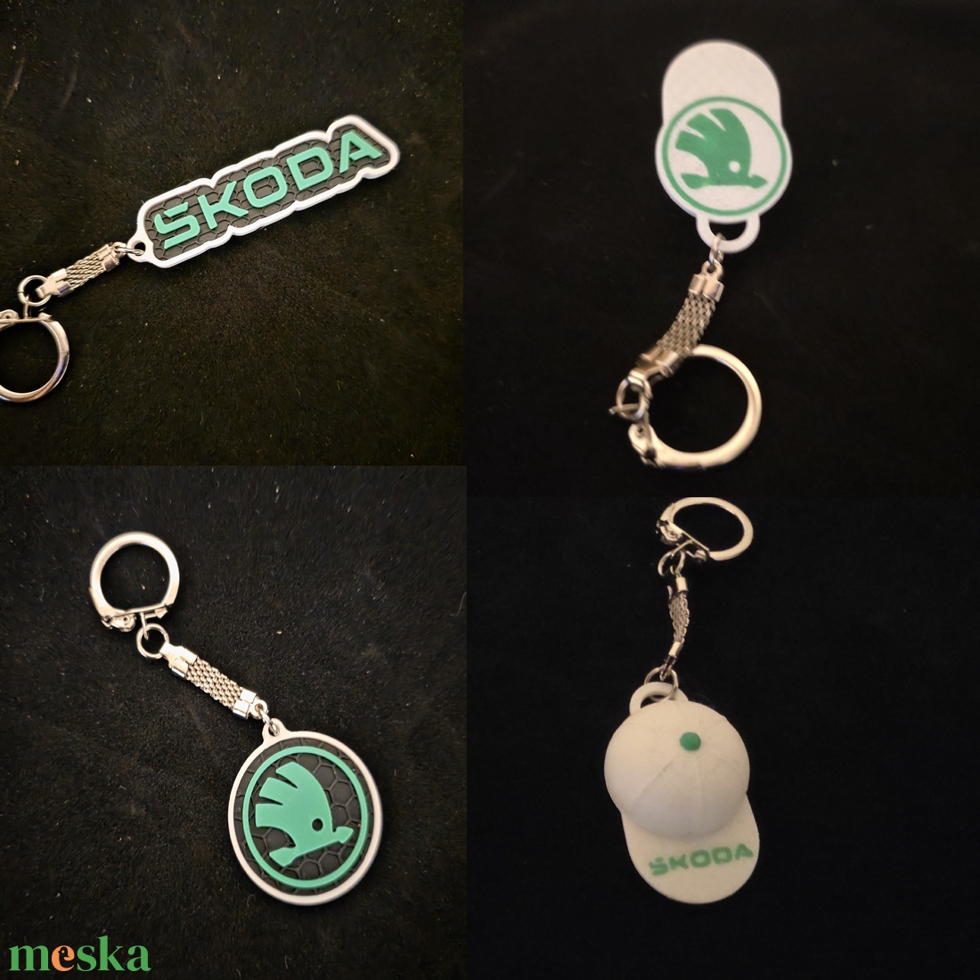 Skoda többféle kulcstartó - táska & tok - kulcstartó & táskadísz - kulcstartó - Meska.hu