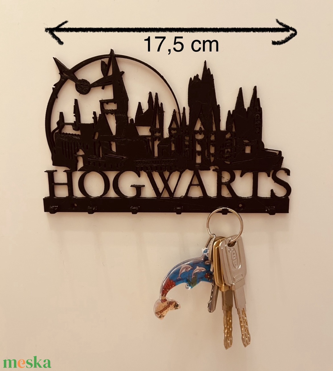 Fali kulcstartó-Harry Potter-Hogwarts - otthon & életmód - dekoráció - fali és függő dekoráció - fali kulcstartó - Meska.hu