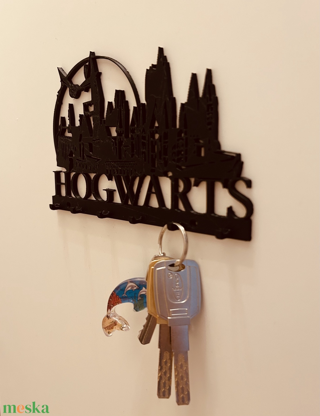 Fali kulcstartó-Harry Potter-Hogwarts - otthon & életmód - dekoráció - fali és függő dekoráció - fali kulcstartó - Meska.hu