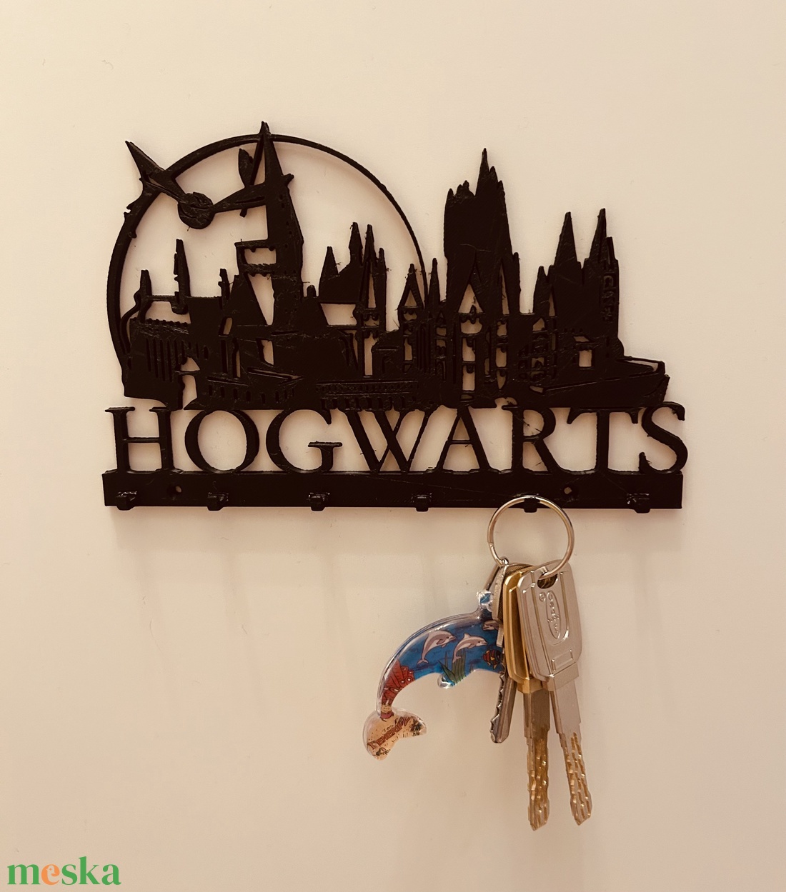 Fali kulcstartó-Harry Potter-Hogwarts - otthon & életmód - dekoráció - fali és függő dekoráció - fali kulcstartó - Meska.hu